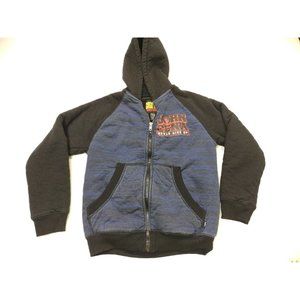 John Cena Never Give Up Kids L 10-12 Full Zip Sherpa Lined Hoodie Sweatshirt